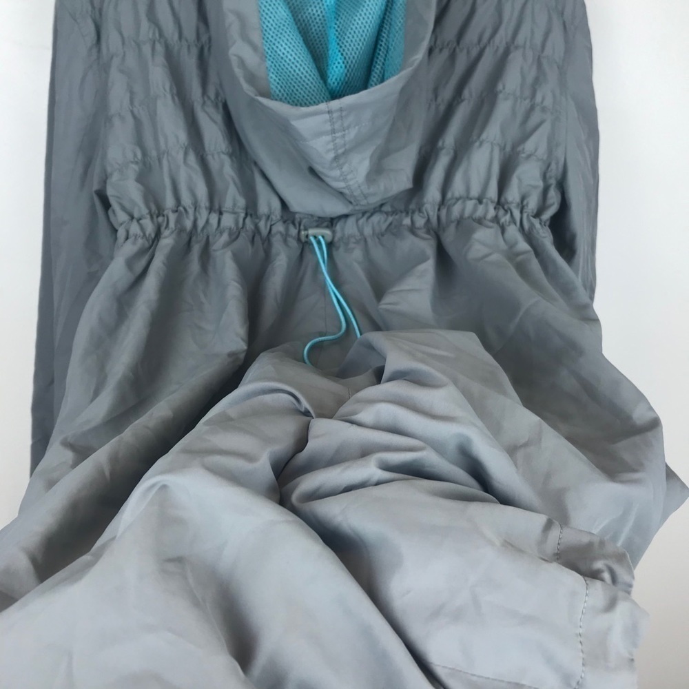 Athleta Windbreaker Raining Gray Jacket Size S - image 7